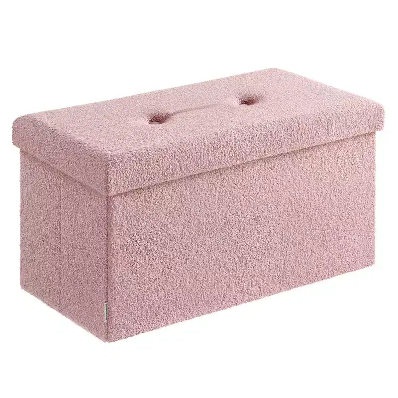 Banc Ottoman de Rangement, Coffre de Rangement, 38 x 76 x 38 cm, Banc de Bout de Lit, Charge jusqu'à 300 kg