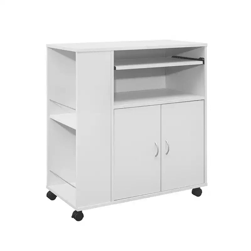 Chariot de cuisine roulant avec armoire de rangement