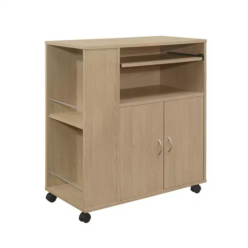 Chariot de cuisine roulant avec armoire de rangement