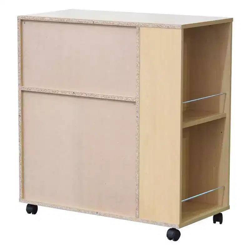 Chariot de cuisine roulant avec armoire de rangement