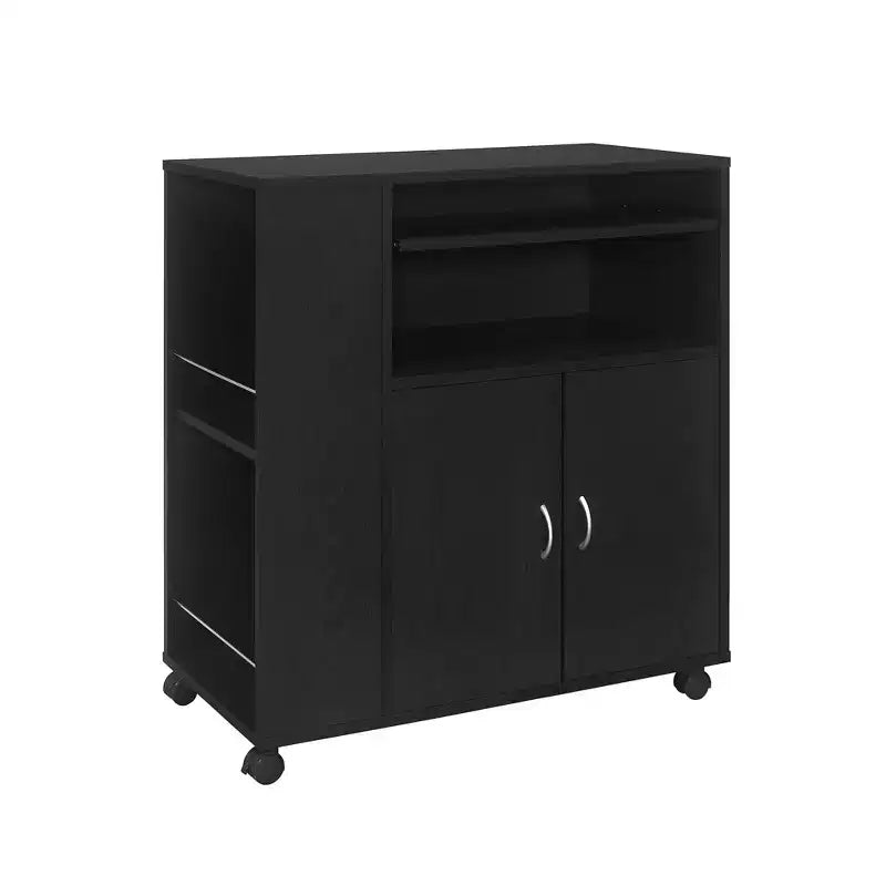 Chariot de cuisine roulant avec armoire de rangement
