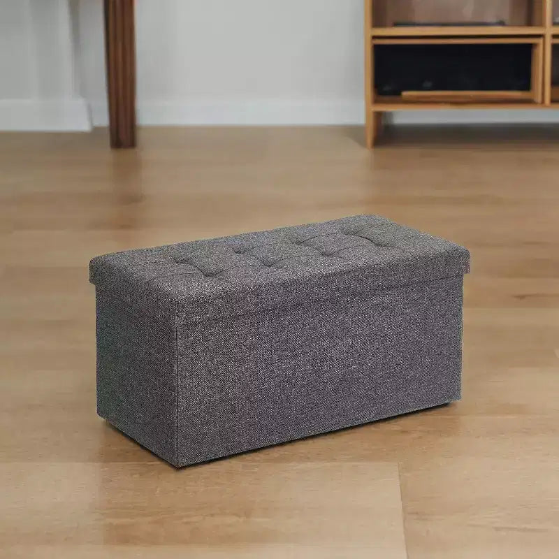 Banc de rangement ottoman de 30 pouces, Ottoman avec rangement, Banc ottoman, Supporte jusqu'à 300 kg pour le salon