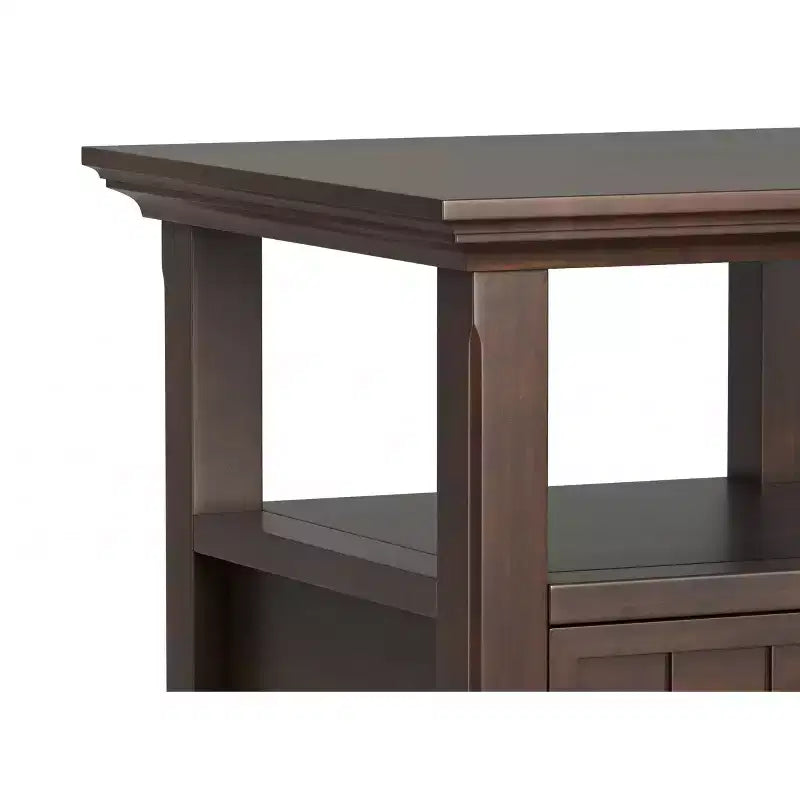 Table d'appoint transitoire en bois massif Normandy de 19 pouces de large
