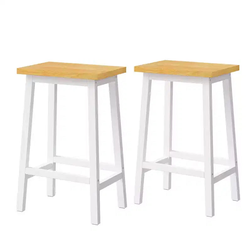 Îlot de cuisine de 122 cm à 5 roues avec 2 tabourets de bar, prise de courant, plateau pliant, chariot de rangement, étagères latérales ouvertes, 2 tiroirs, blanc