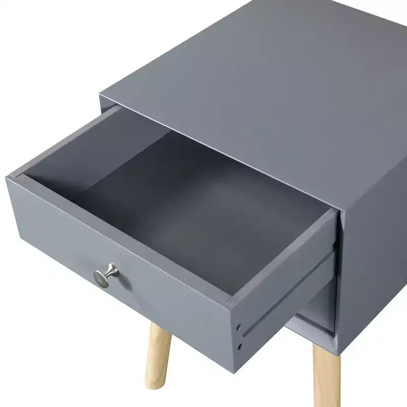 Table de chevet moderne à deux tiroirs