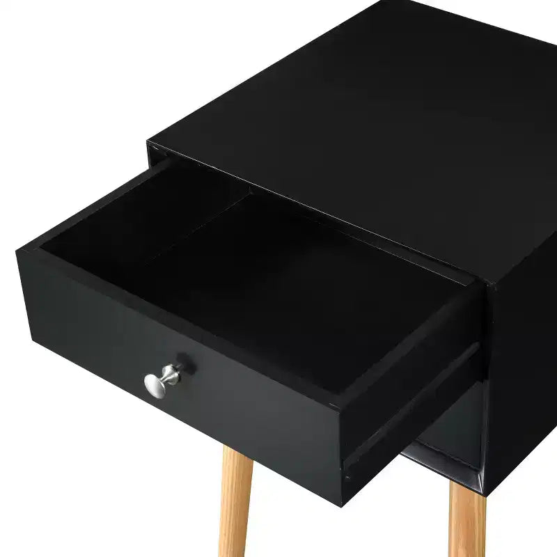 Table de chevet moderne à deux tiroirs