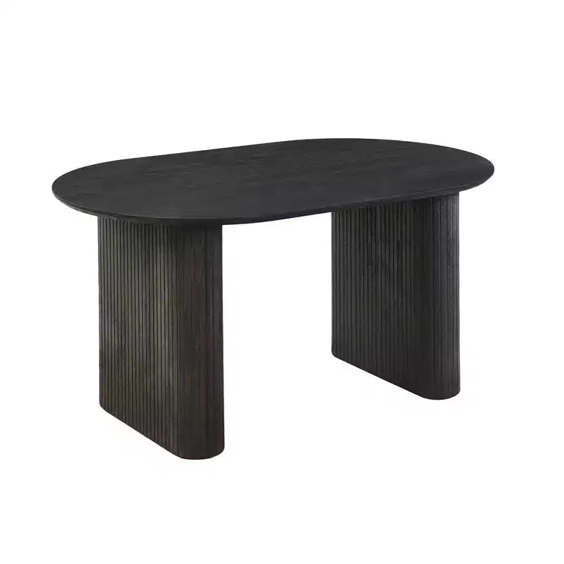 Table à manger extensible avec plateau en MDF et pieds en métal, pour salle à manger, bureau ou table basse