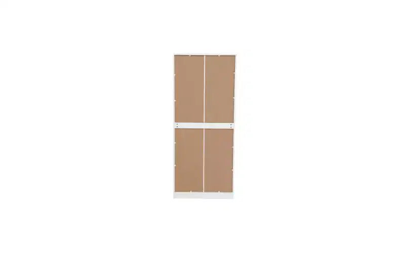 Étagère bibliothèque de 73,66 cm à cinq niveaux avec 5 étagères ouvertes et kit de sécurité anti-basculement, adaptée aux chambres et salons, Blanche