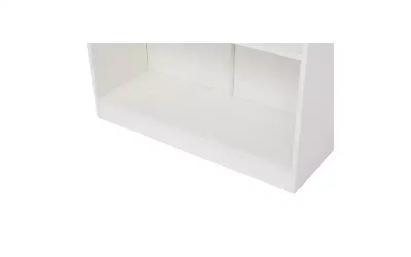 Étagère bibliothèque de 73,66 cm à cinq niveaux avec 5 étagères ouvertes et kit de sécurité anti-basculement, adaptée aux chambres et salons, Blanche