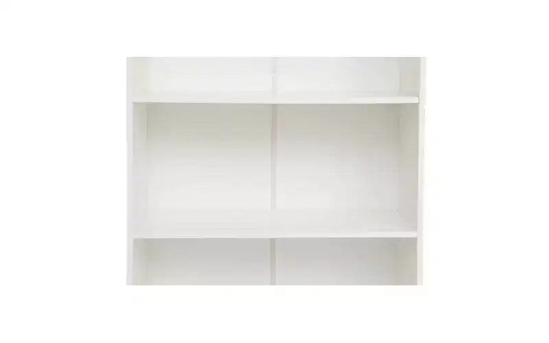 Étagère bibliothèque de 73,66 cm à cinq niveaux avec 5 étagères ouvertes et kit de sécurité anti-basculement, adaptée aux chambres et salons, Blanche