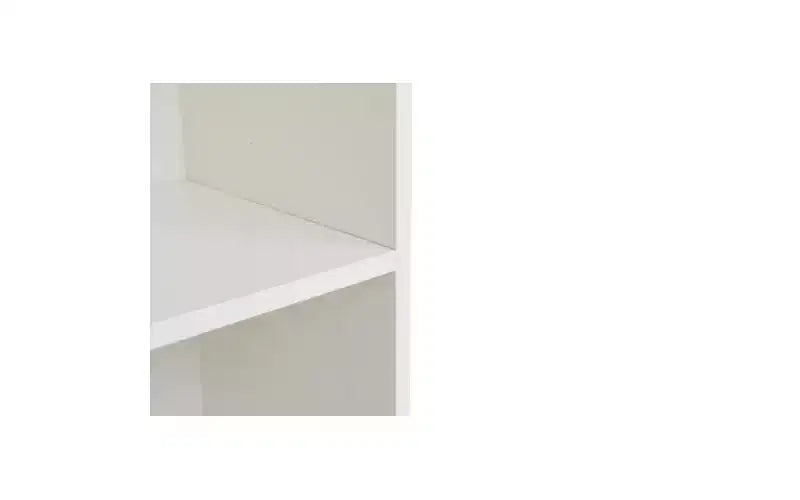 Étagère bibliothèque de 73,66 cm à cinq niveaux avec 5 étagères ouvertes et kit de sécurité anti-basculement, adaptée aux chambres et salons, Blanche