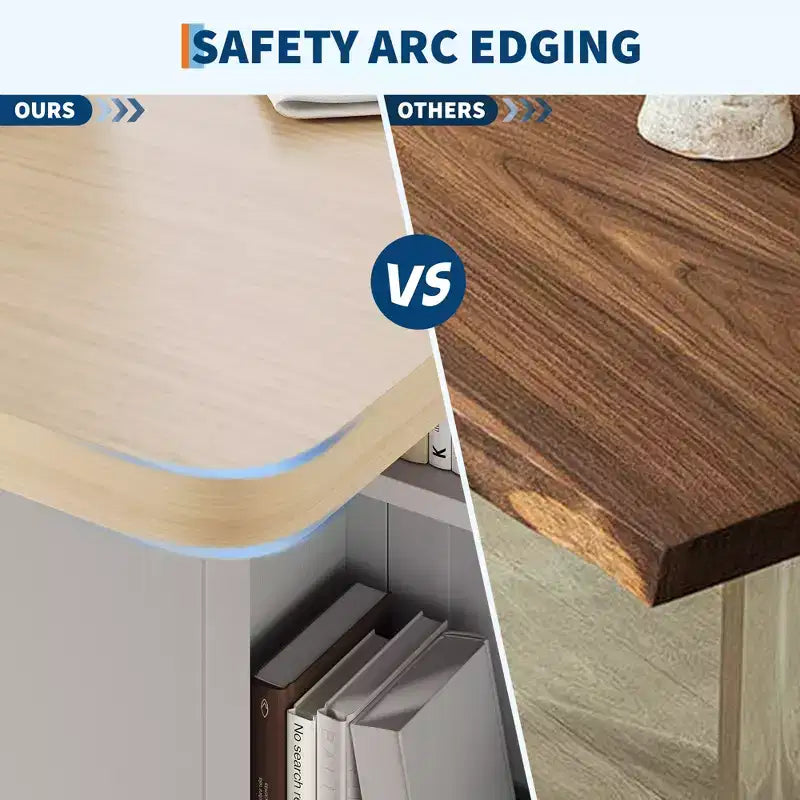 Table à manger pliante pour 4, table de cuisine rustique avec tiroir, étagère de rangement à 2 niveaux et 6 roulettes pour petits espaces